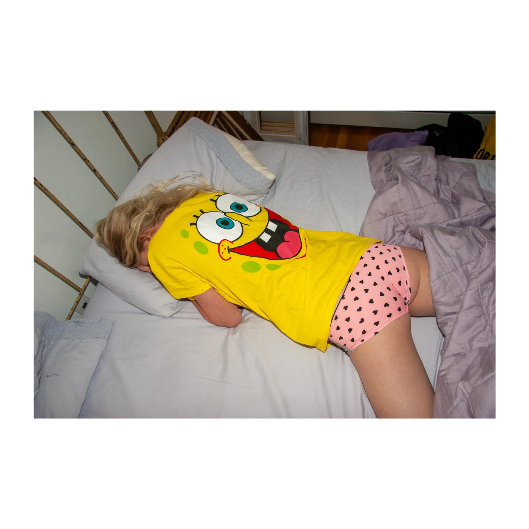 Spongebob in bed, 2009