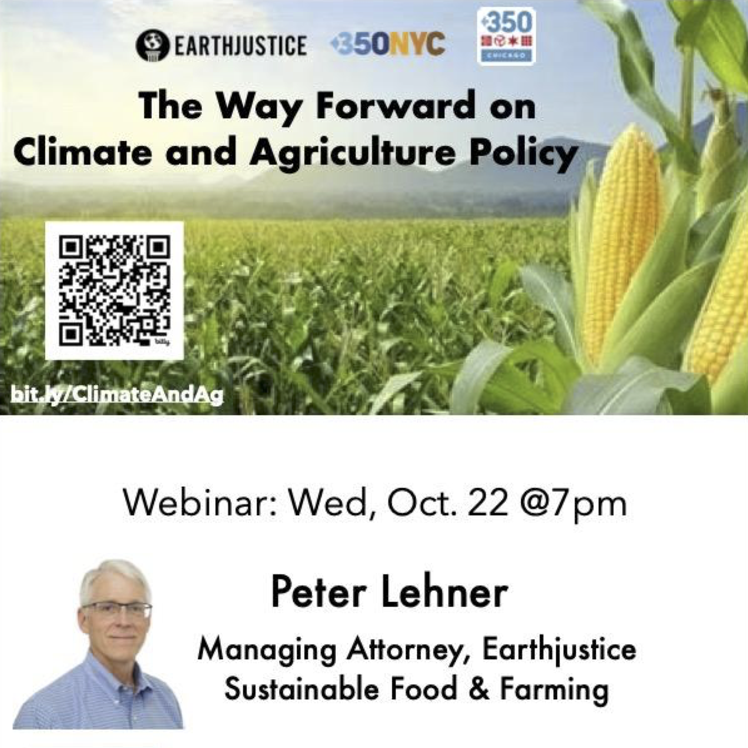 Climate and Agriculture Policy Webinar