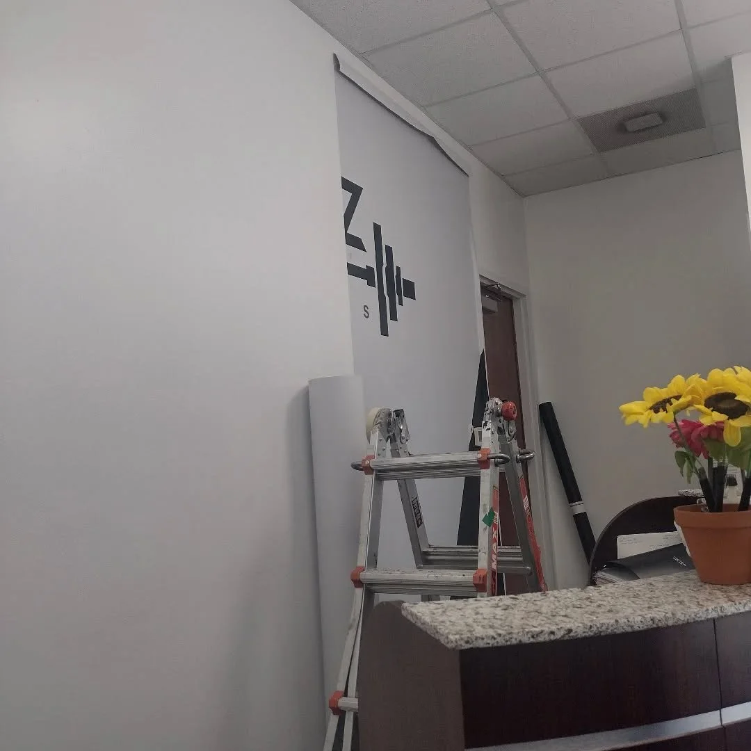 Getting my front lobby wrapped Thank you Robert Wells for the artwork and Charlotte Wrap making my dream come true