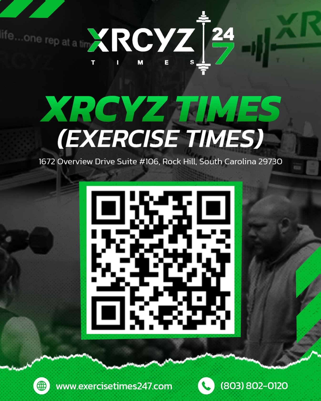 Real results. Real people. Real reviews 🔥
If you&rsquo;ve trained with us, our current member, or have visited us, show some love by leaving a review! Scan the QR code &ndash; it only takes a minute 💪🏽 

📍 XRCYZ Times Gym
1672 Overview Drive, Sui