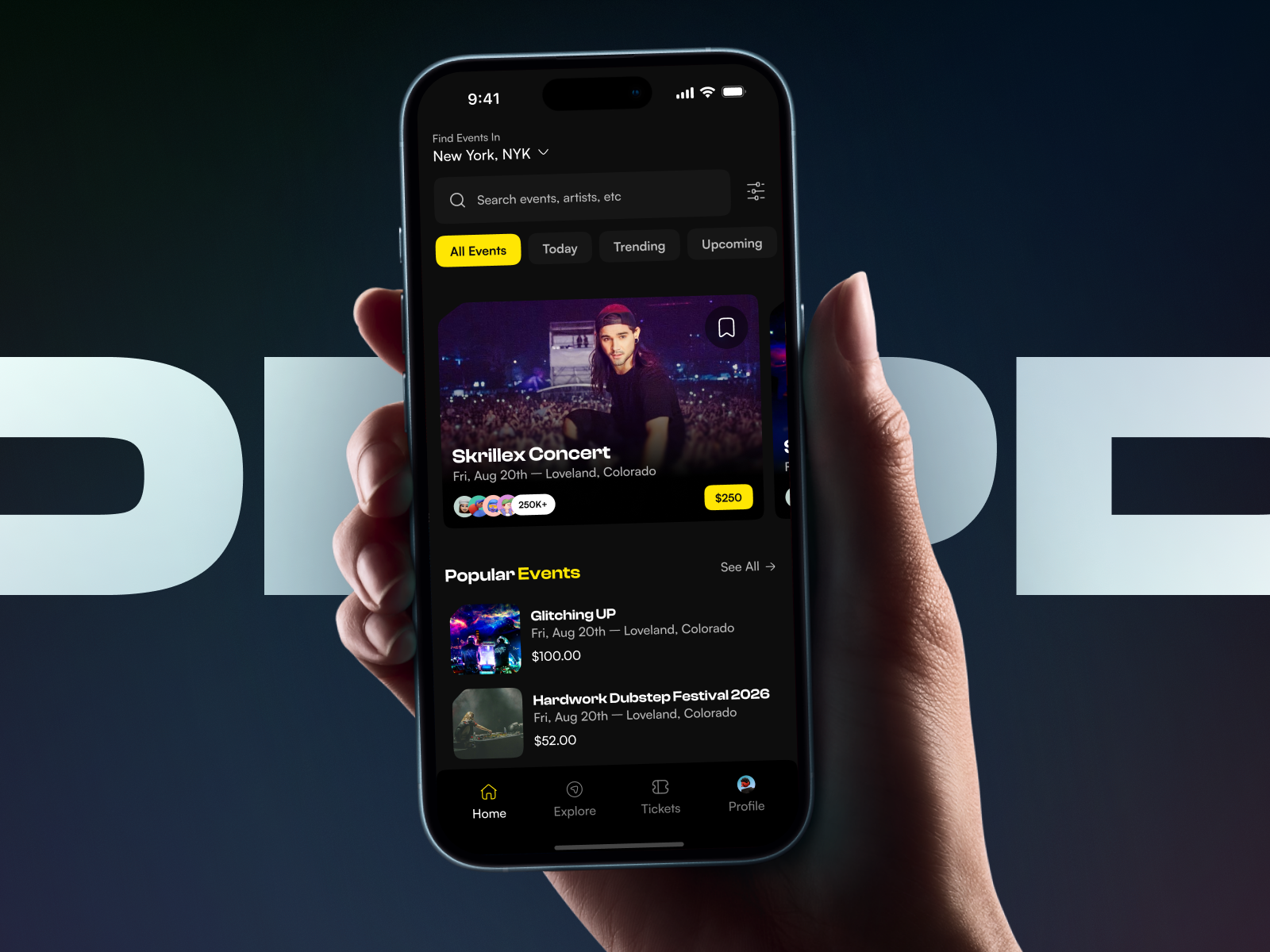 DRDP. (Dubstep Events App)