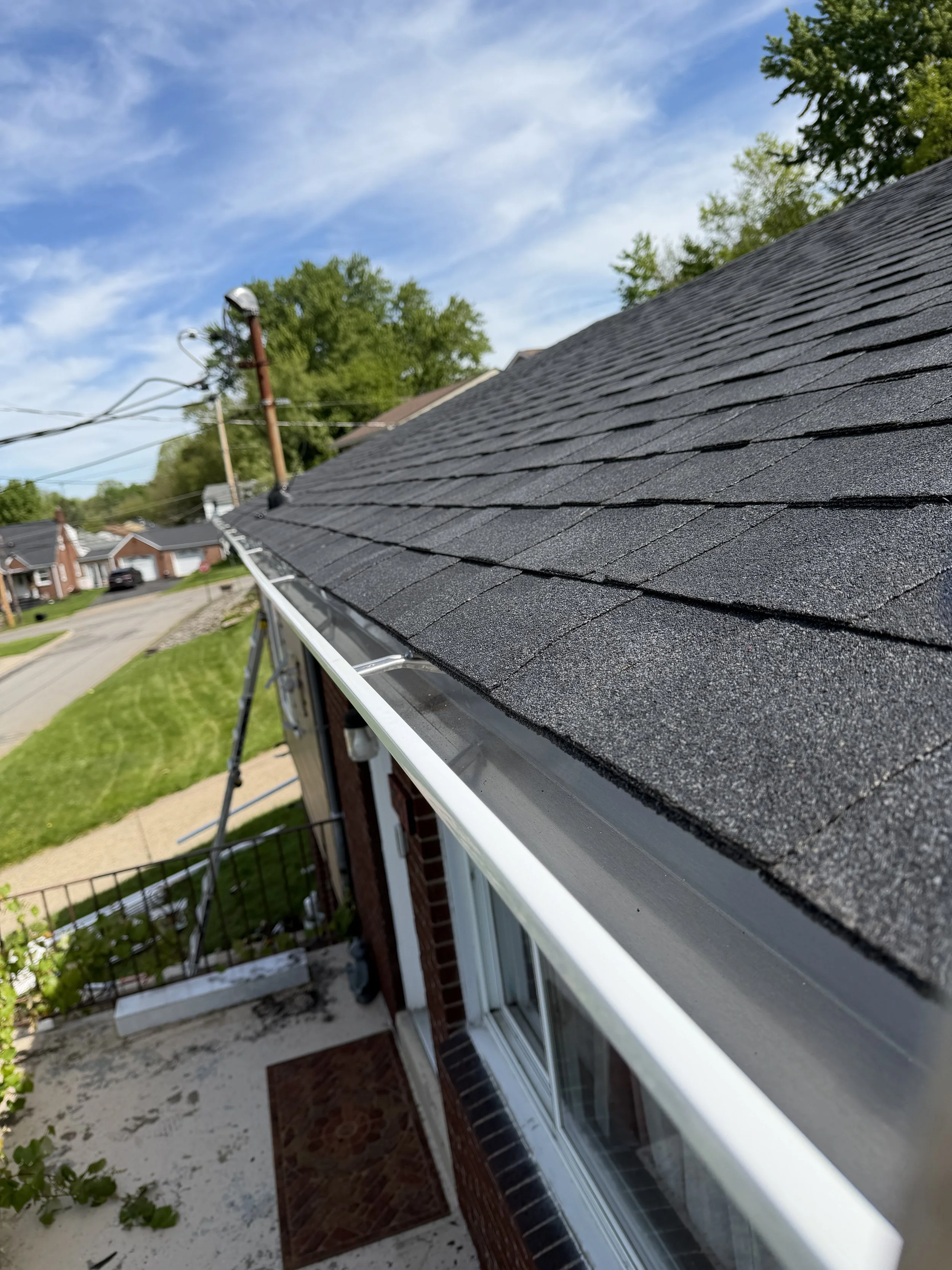 seamless aluminum gutter installation Peters Township PA
