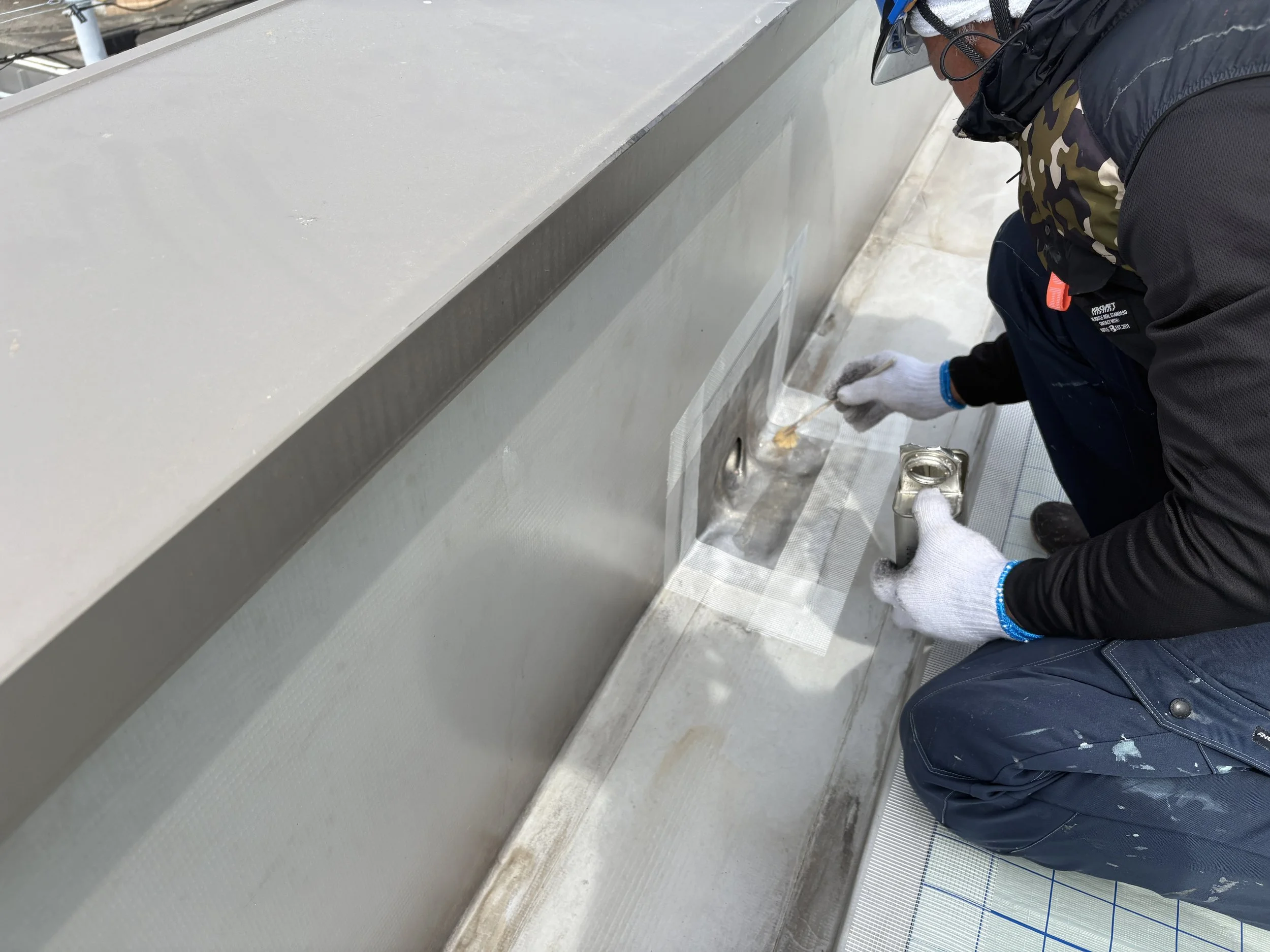 改修用ドレン設置