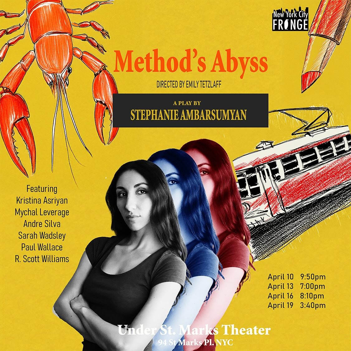 Coming up!! I&rsquo;m so excited 🤩 A first ever staged reading of brand new play @methodsabyss written by our very own @blurredprose as part of @fringenyc @frigidnewyork 🎭
This is so different than work I&rsquo;ve done recently and I&rsquo;m honest