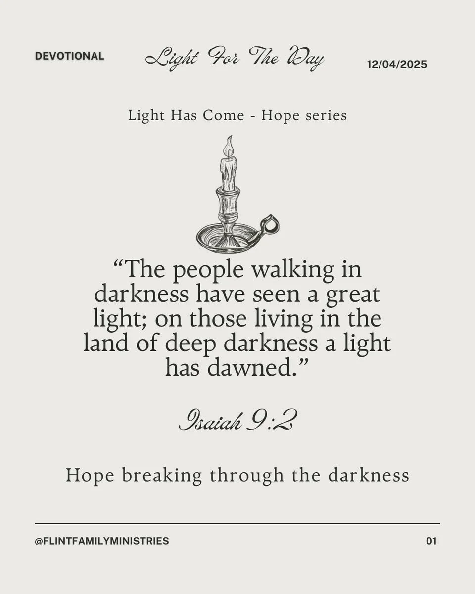 A Light Has Dawned