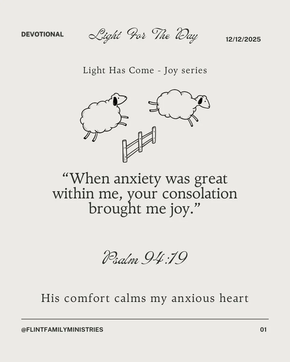 Joy in His Consolation