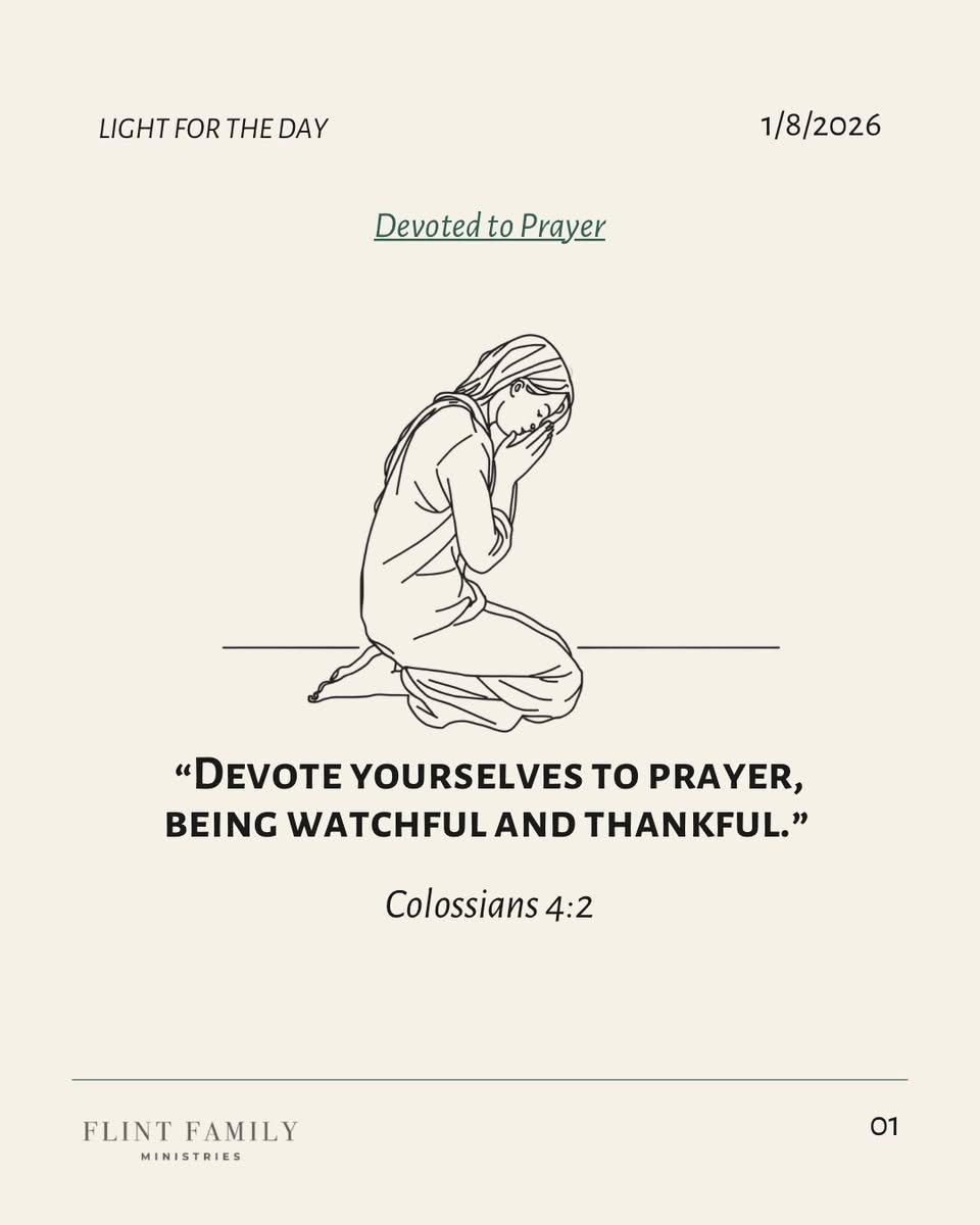 Devoted to Prayer.