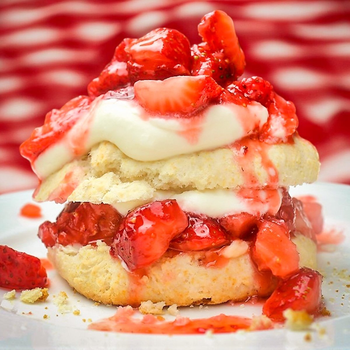 Strawberry Stacked Shortcake