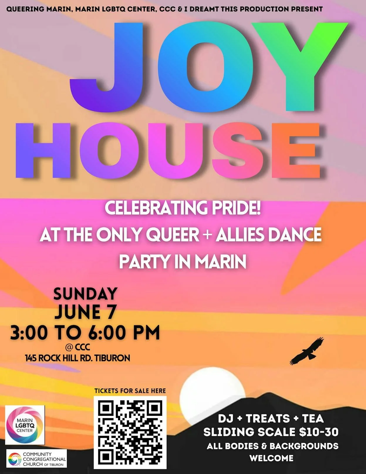 JOY HOUSE: CELEBRATING PRIDE MONTH! at the Only Queer Community Dance Party in Marin