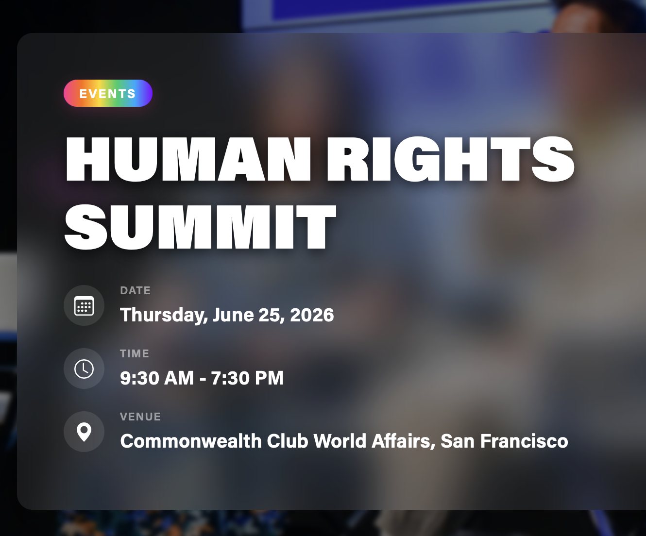 4th Annual Human Rights Summit