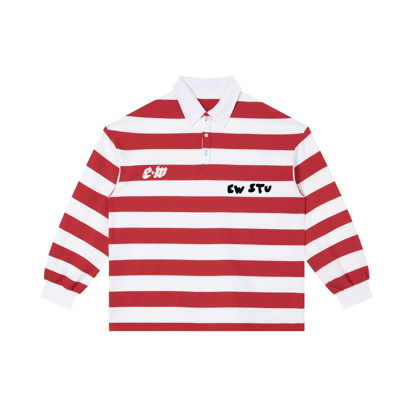 Color Block Stripe Polo Shirt