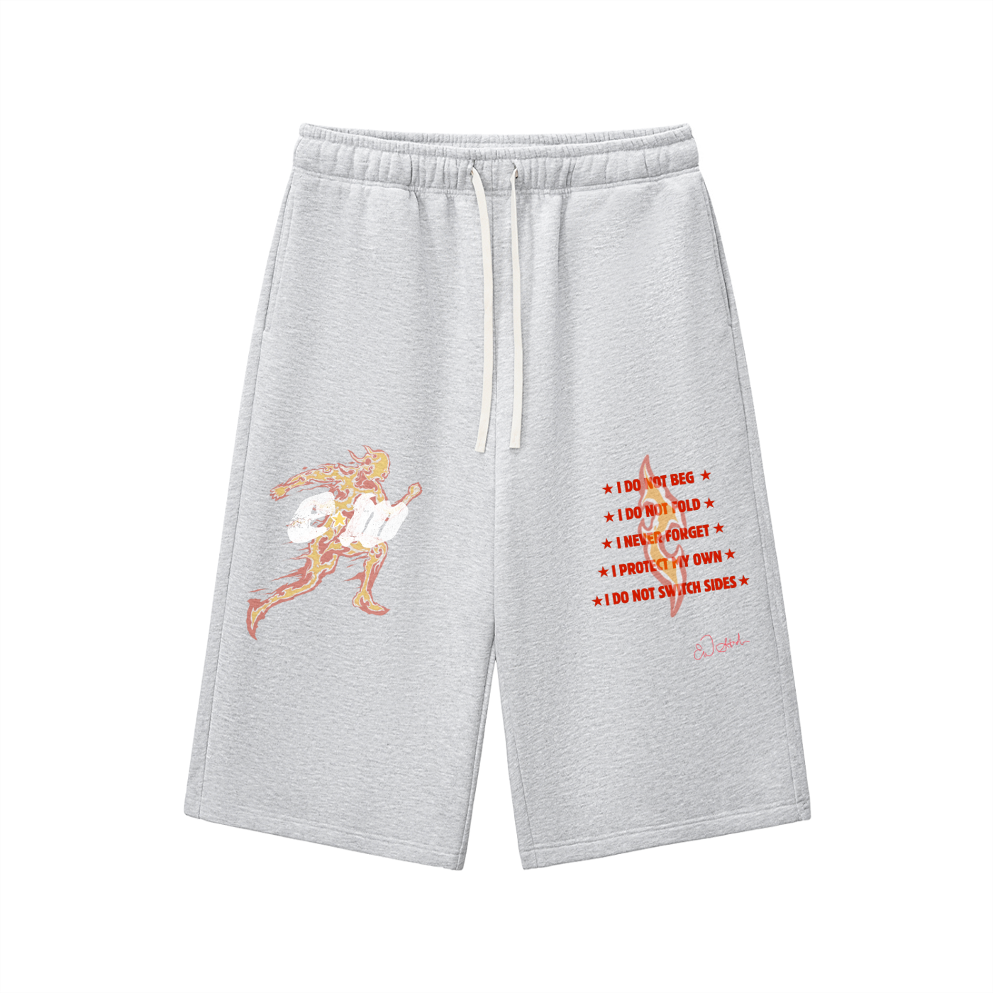 EW Studios Ethos Relaxed Three-quarter Sweatpants