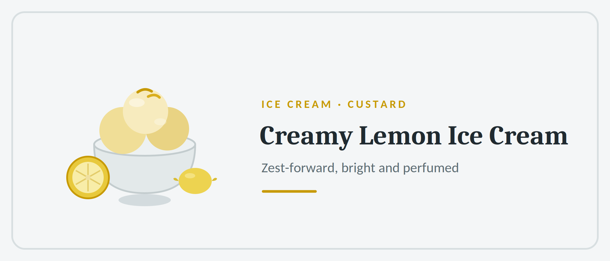 Lemon Ice Cream