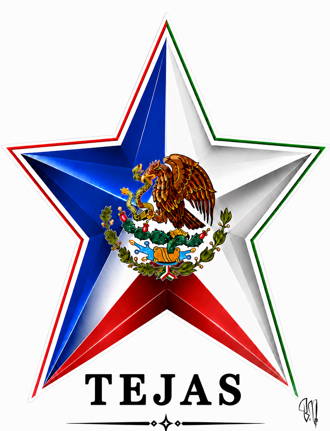 TEJAS stickers