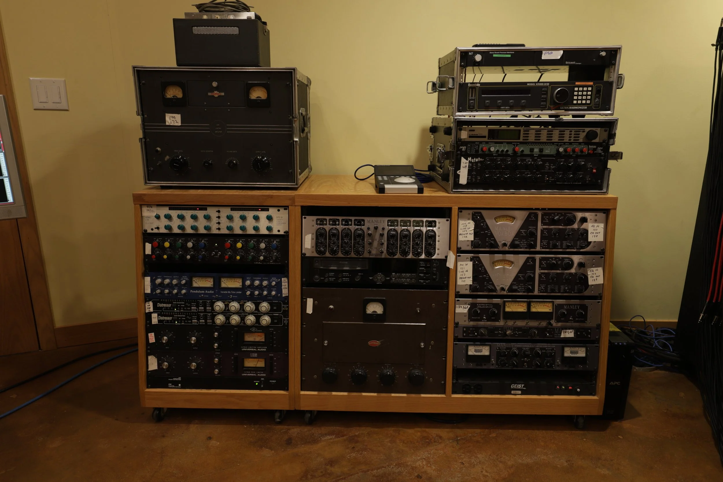 Studio B control room
