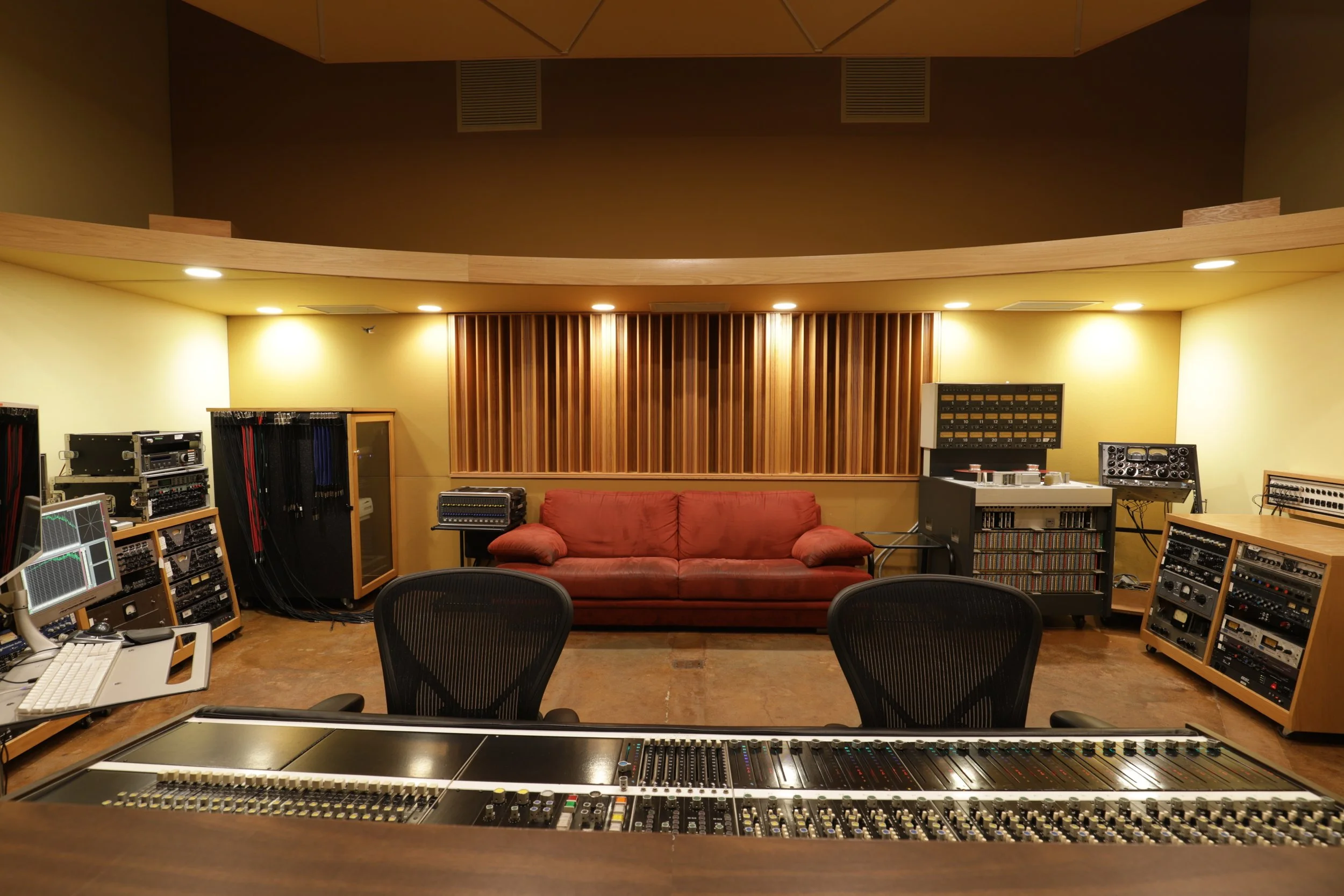 Studio B control room