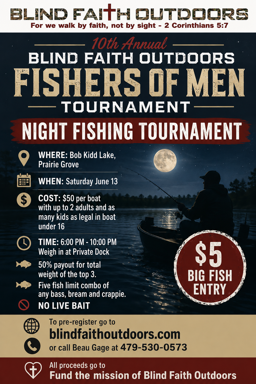10th Annual Fishers of Men Tournament