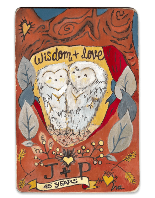 Wisdom & Love Anniversary Illustration