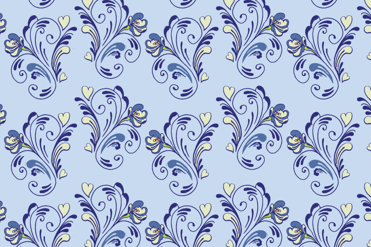 Rosemaling Folk Art Flourish
