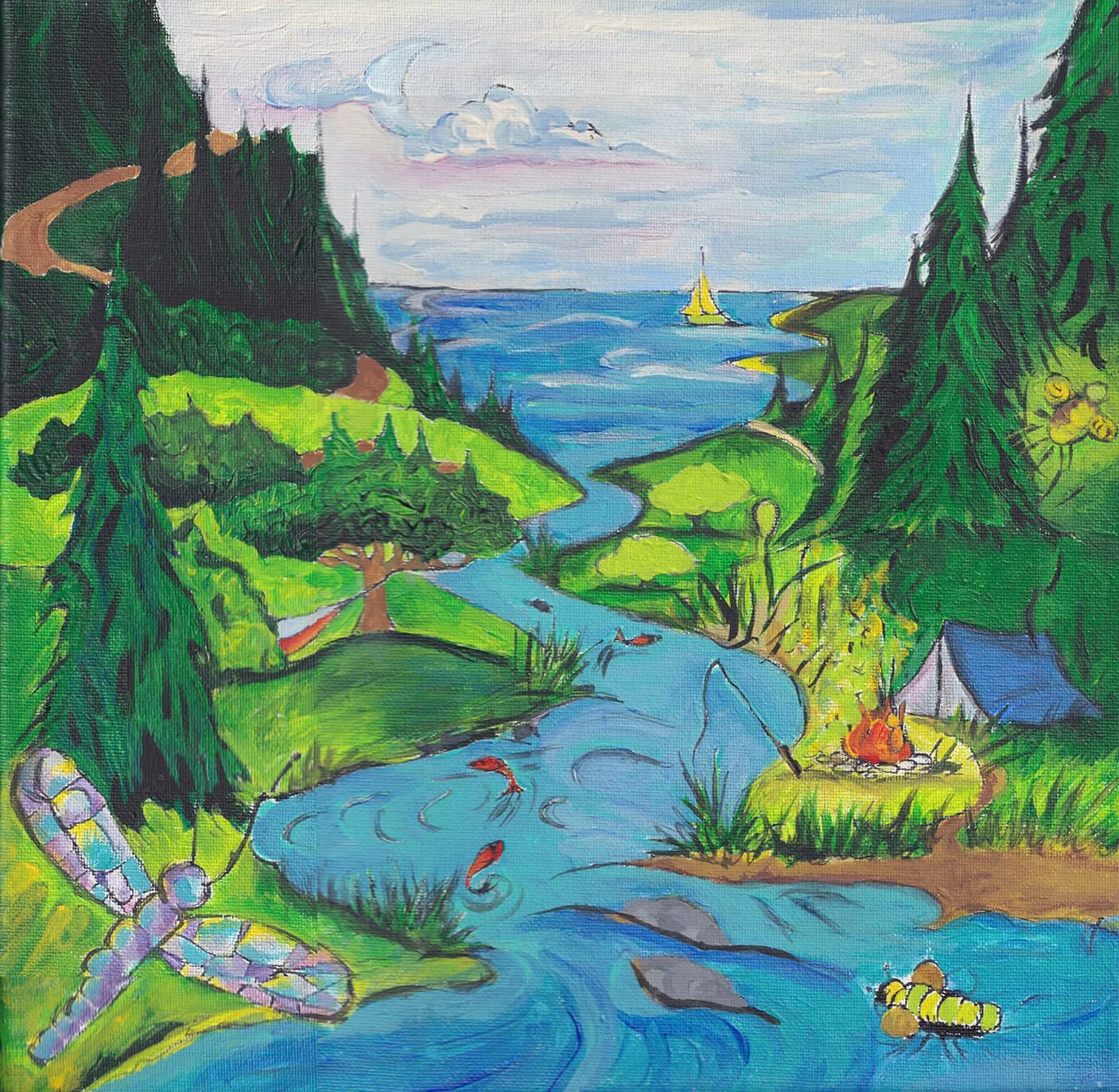 Camper's Fantasy - Outdoor Art