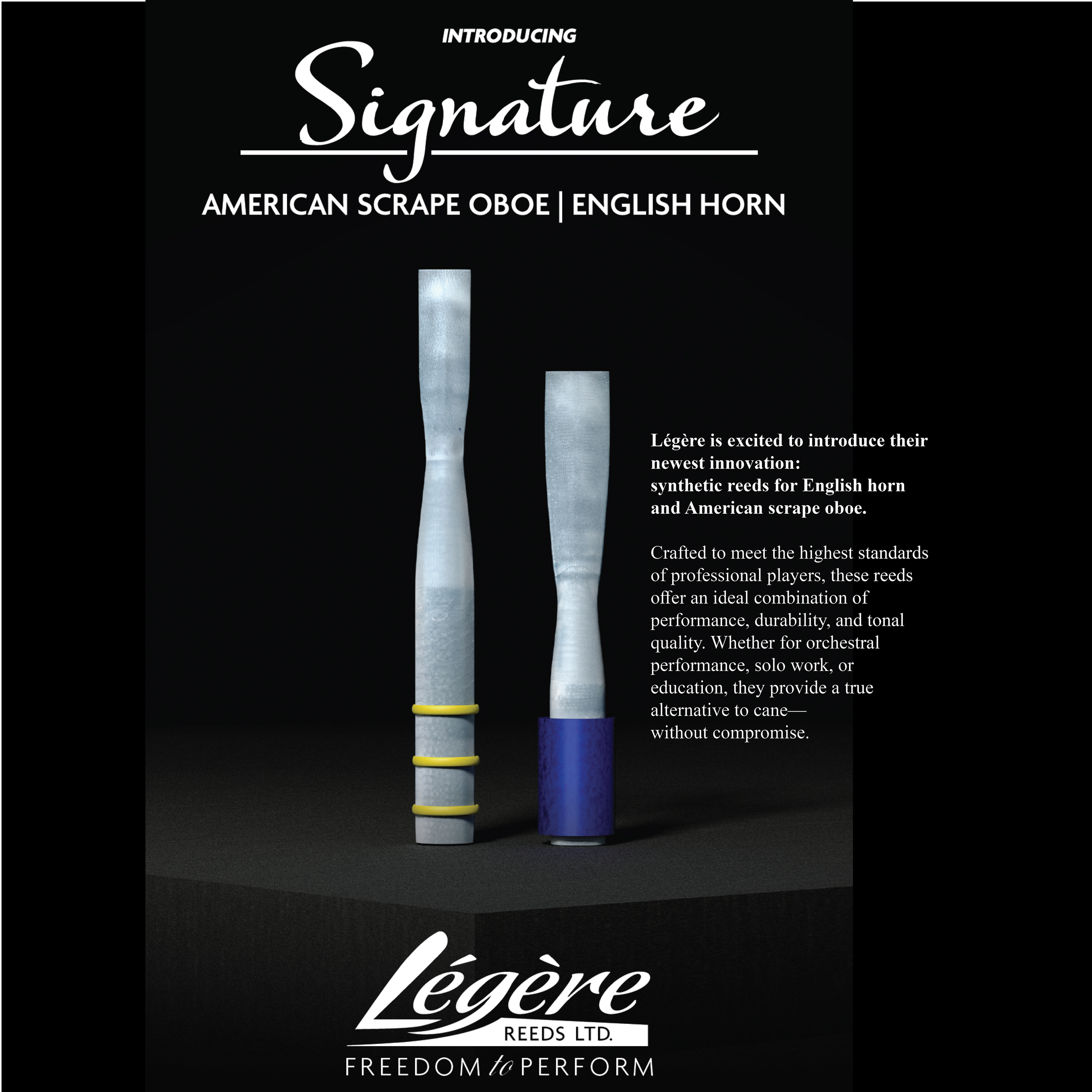 Legere - Cor Anglais Reed - Signature — Grevillea Distribution
