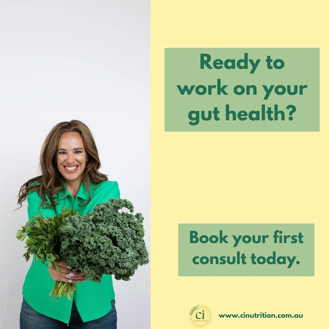 Ready to work on your gut health? 
Let’s work on it together! 
Book your consult via the link in bio or DM to chat. Or book in a free 15 min discovery call so we can have a chat! 
#nutritionist #guthealth #nutrition #microbiome #microbiomehe