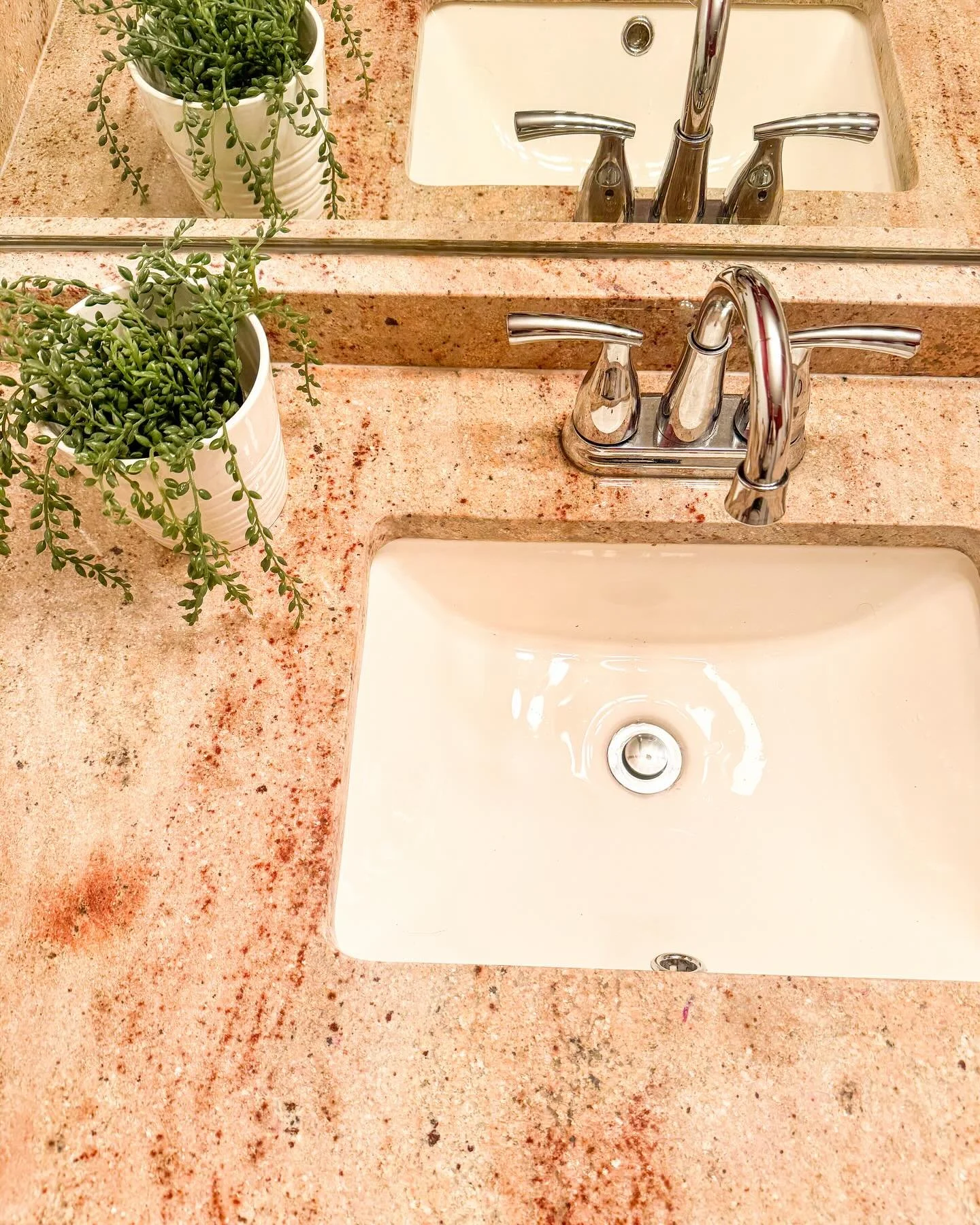 A touch of unique beauty for your bathroom countertop 🤩.

#countertops #utah #designers