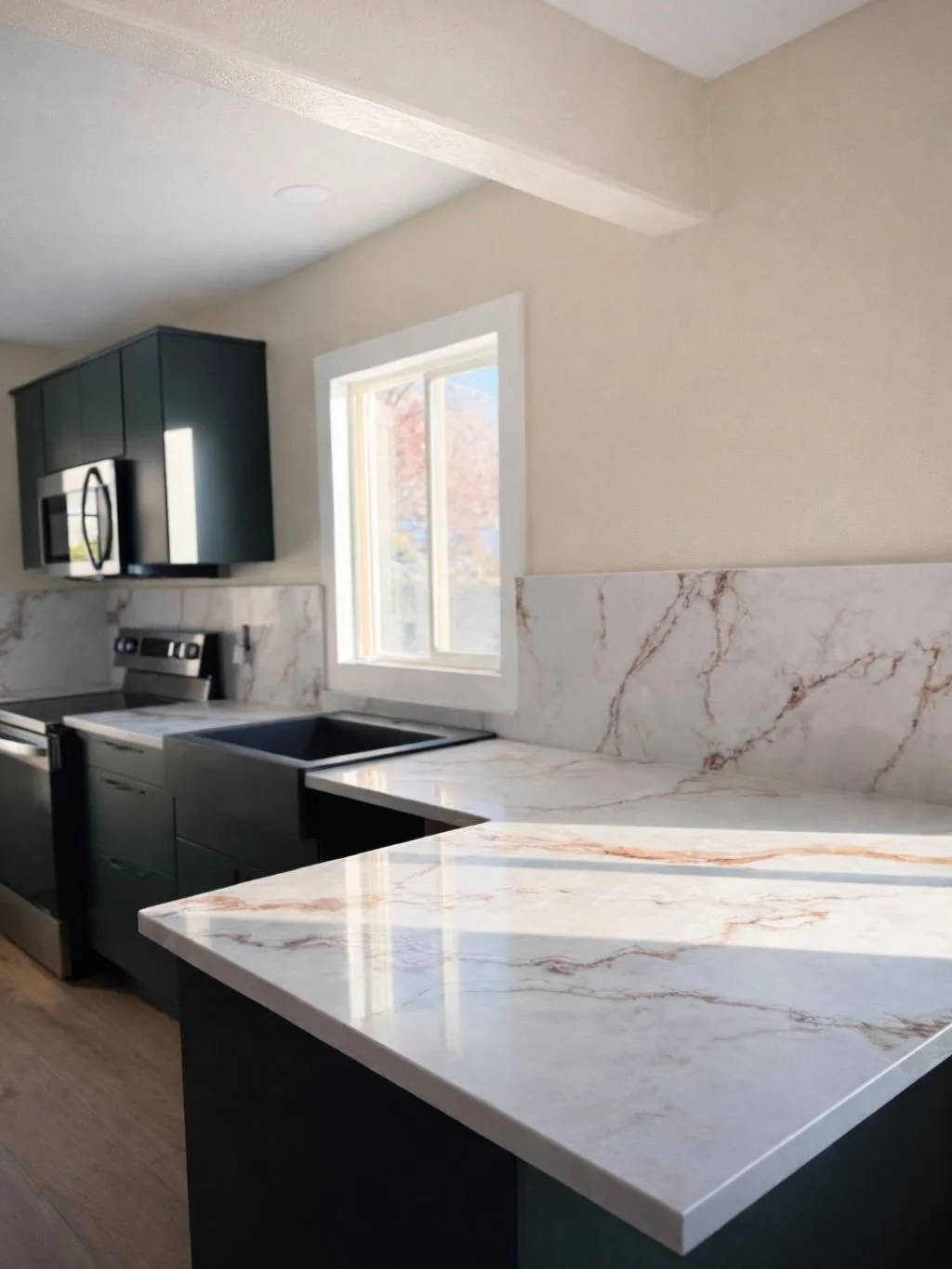 Green + Gold 😍

Material : Gilded Ash 

#kitchencountertops #utahcontractors #fyi