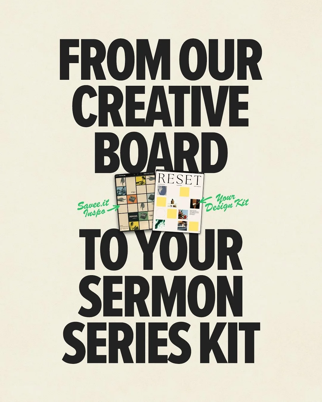 From Inspiration to Church-Ready Sermon Series Kit! 🟨🎨🏆
