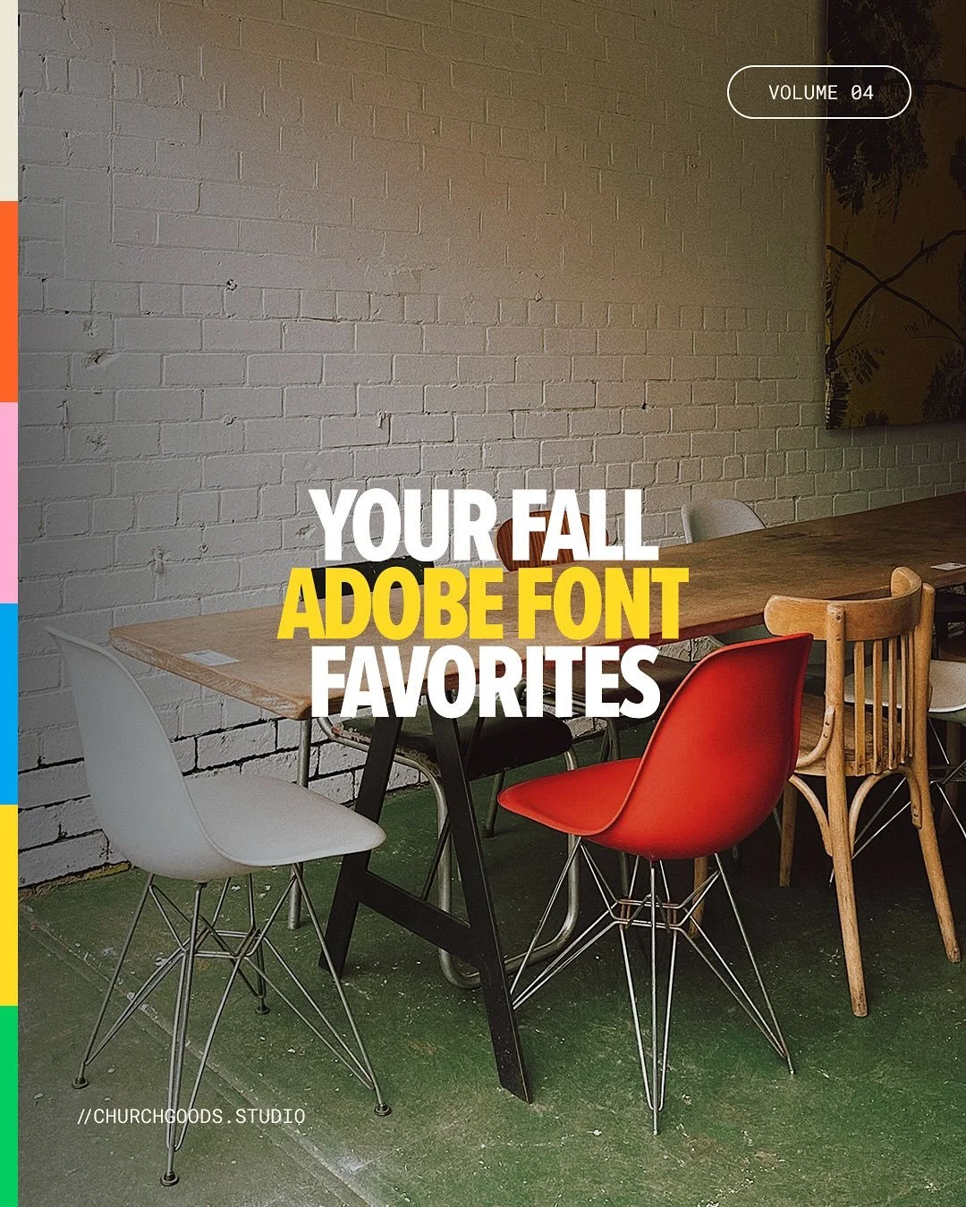 Our Top 5 Adobe Fonts from recent projects 👀. Got a favorite of your own? Share it with us and tag another creative! 🫶
