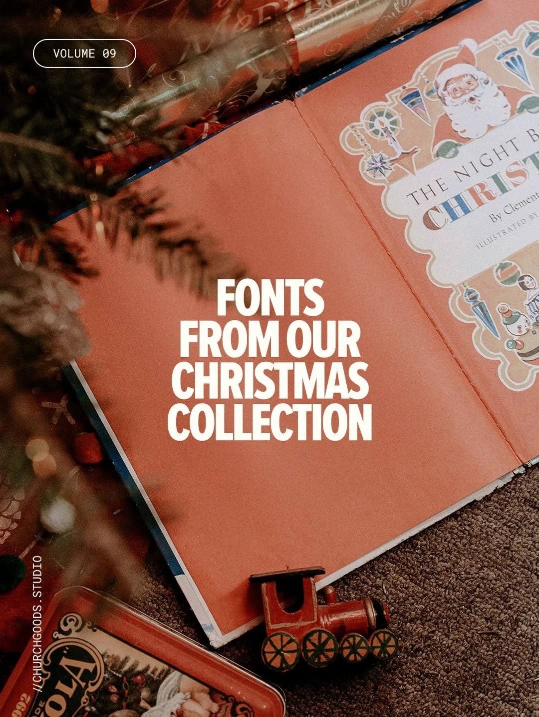 We&rsquo;re in full Christmas mode and wanted to share this years Christmas Collection fonts with y&rsquo;all. Which one is your favorite? 🎄❤️
