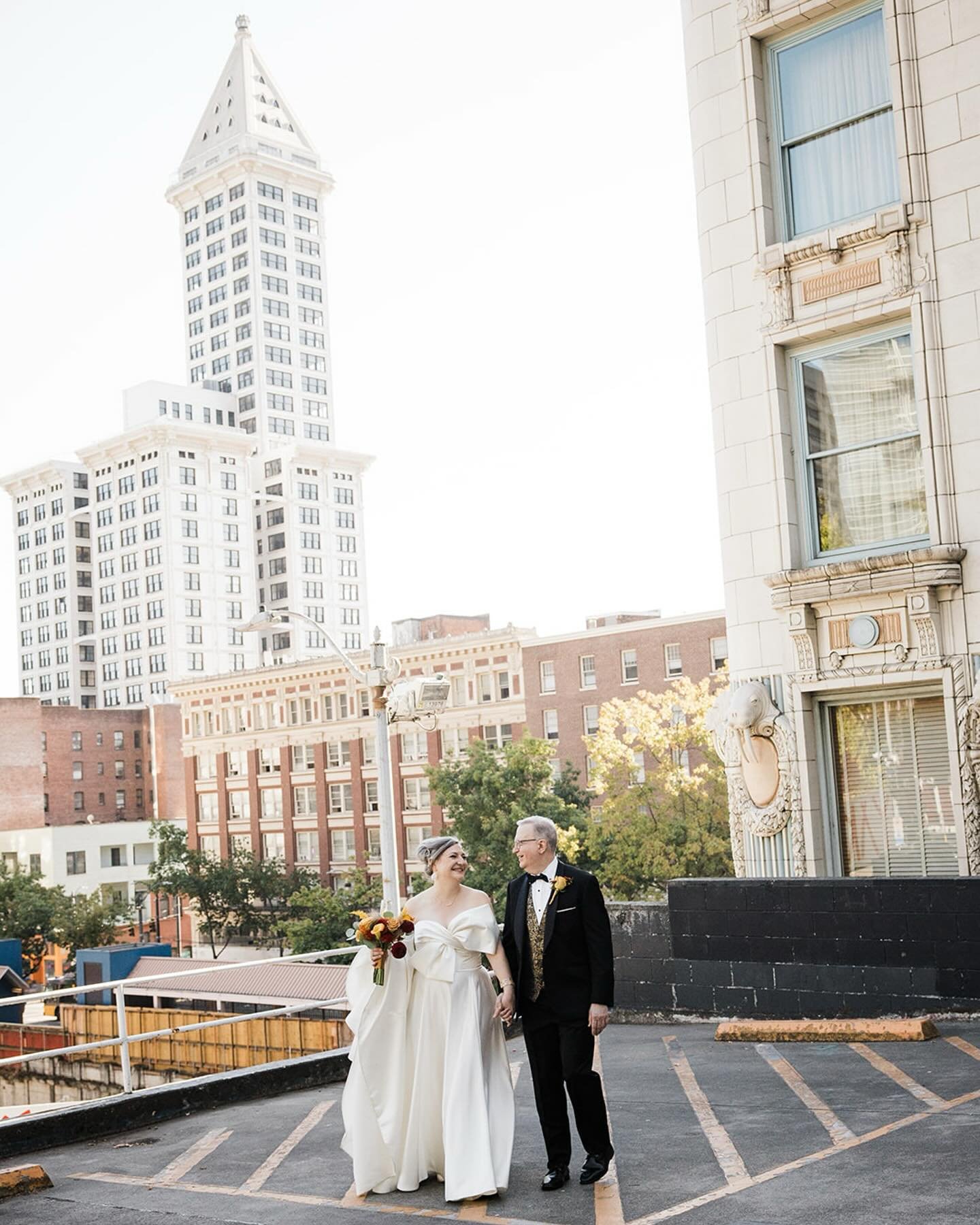 @arcticclubhotel photos read like a love letter to Seattle.

Photography: @stephaniecristalliphotography 
Venue / Catering: @arcticclubhotel 
Floral: @ariastyleseattle 
Beauty: K&rsquo;s Neighborhood Place
Cake: Mike&rsquo;s Amazing Cakes