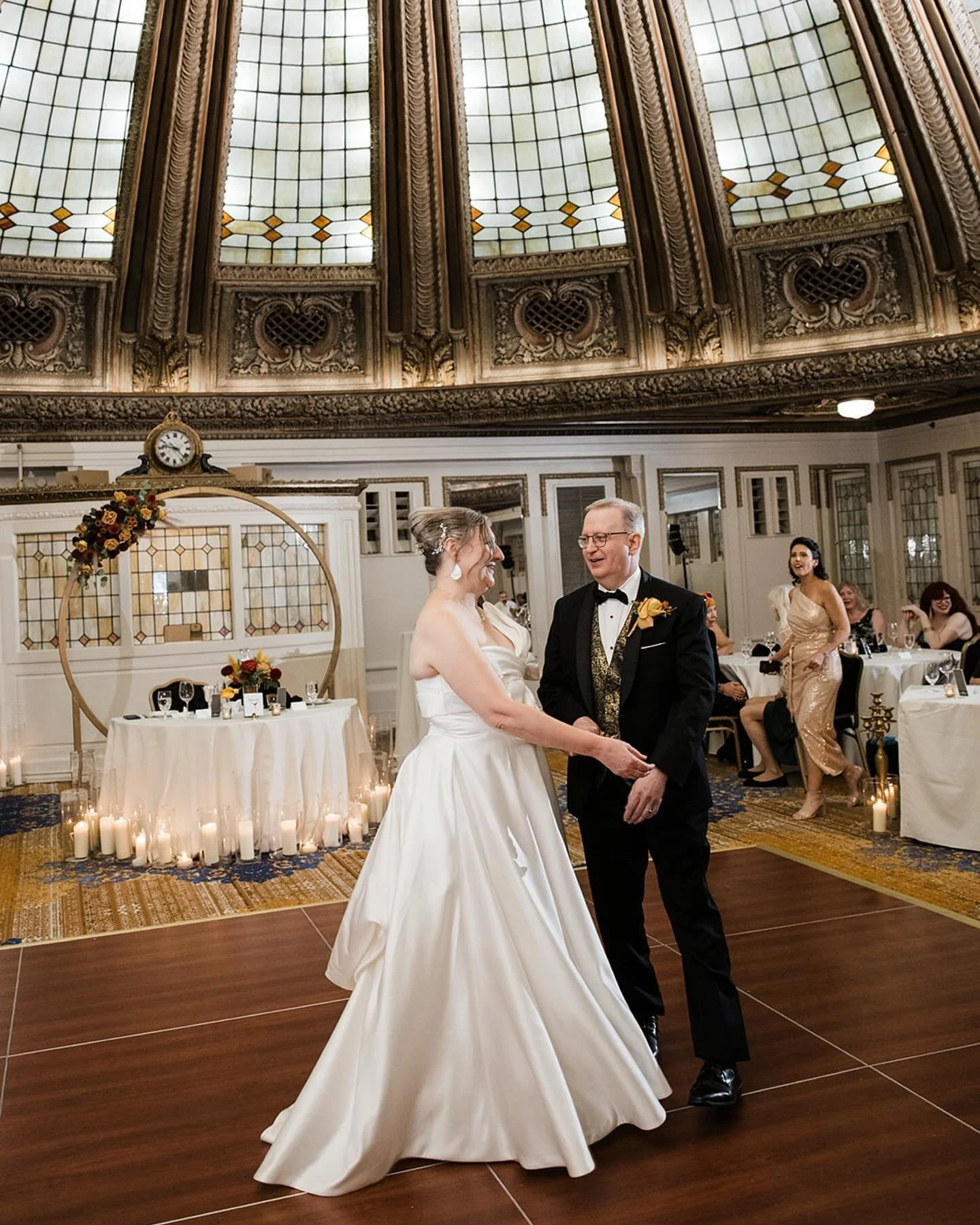 An evening well spend surrounded by love.

Photography: @stephaniecristalliphotography 
Venue / Catering: @arcticclubhotel 
Floral: @ariastyleseattle 
Beauty: K&rsquo;s Neighborhood Place
Cake: Mike&rsquo;s Amazing Cakes
