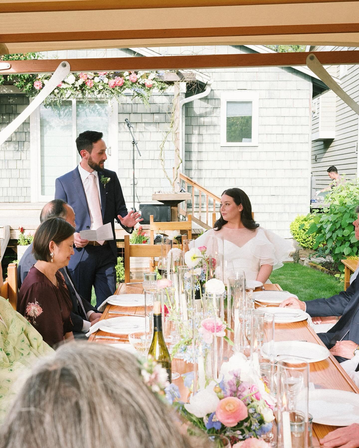It&rsquo;s these little moments of connection that hold such a special place in our hearts.

Photography: @sarawelchphoto 
Floral: @fortunate_orchard 
Catering: @yeoboseattle 
Rentals: @seattlefarmtables 
Coordination: Finn Events