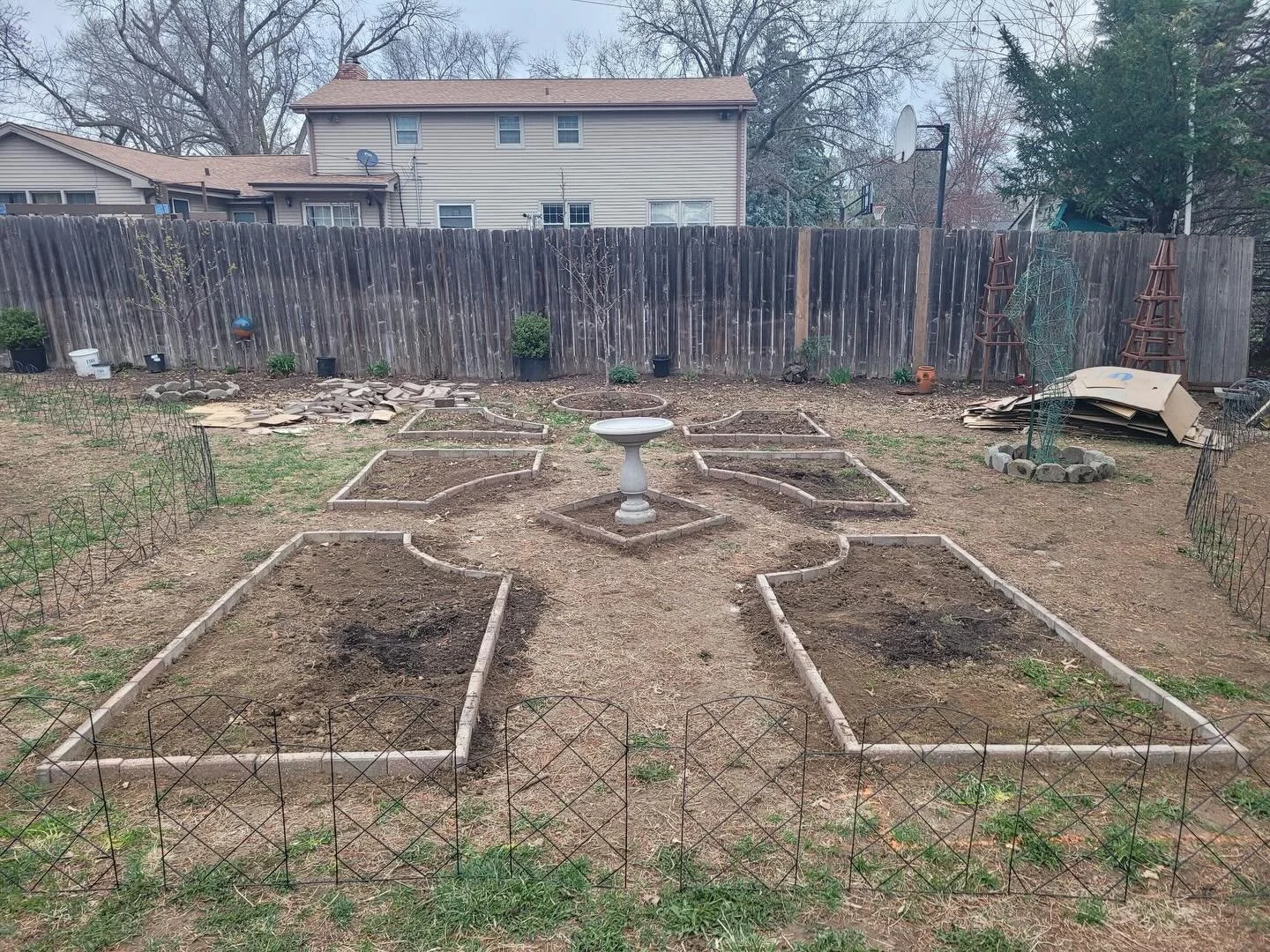 Our Garden Designer Amanda finished up her new garden plot in her backyard! The time, precision, and effort it takes to get it all done is her expertise. She sees a blank canvas anywhere she designs and thinks outside the box on potential! Additional