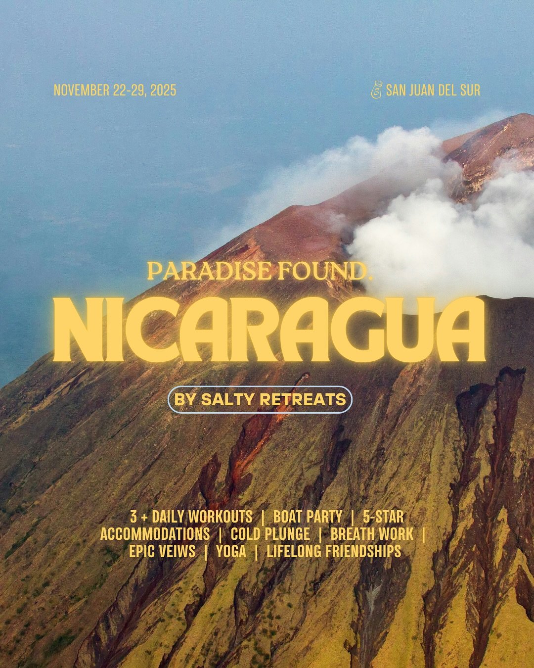 This is&hellip; SALTY NICARAGUA 🇳🇮

✈️ AKA, Paradise Found. 

We like to think of this retreat as the perfect blend of luxury comfort, fun workouts, and just enough party to keep the energy high. Located at a breathtaking 5 star resort, we&rsquo;ll