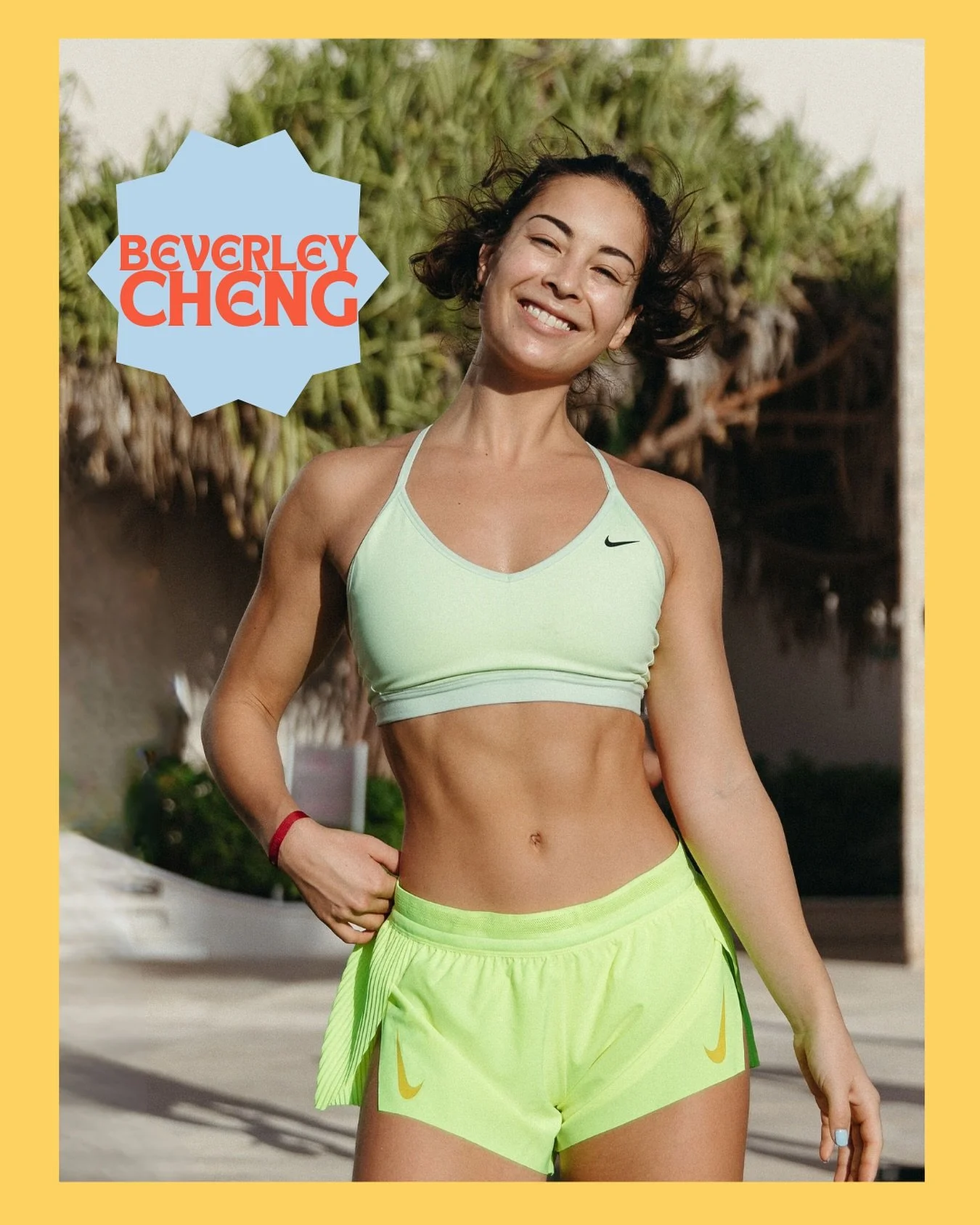 You know those people who light up a room (and then make you do jump squats)? That&rsquo;s @beverleycheng. 

Former rugby player turned fitness entrepreneur, Bev&rsquo;s built a community of over 450k people who move, sweat, and laugh with her daily.