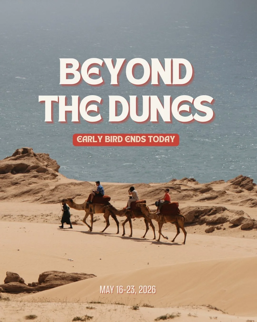 Last day to book your SALTY trip to Morocco at $250 USD off 😉🐫 

7 days of fitness, adventure, and FUN 🏄🏽&zwj;♀️

Pay only your deposit today to secure your spot ~ head to getsaltyretreats.com to book 🇲🇦