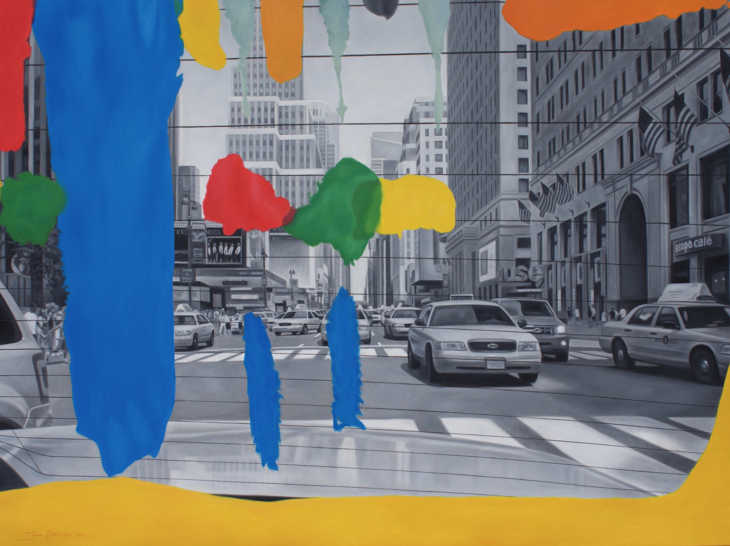 New York From A Taxi Window