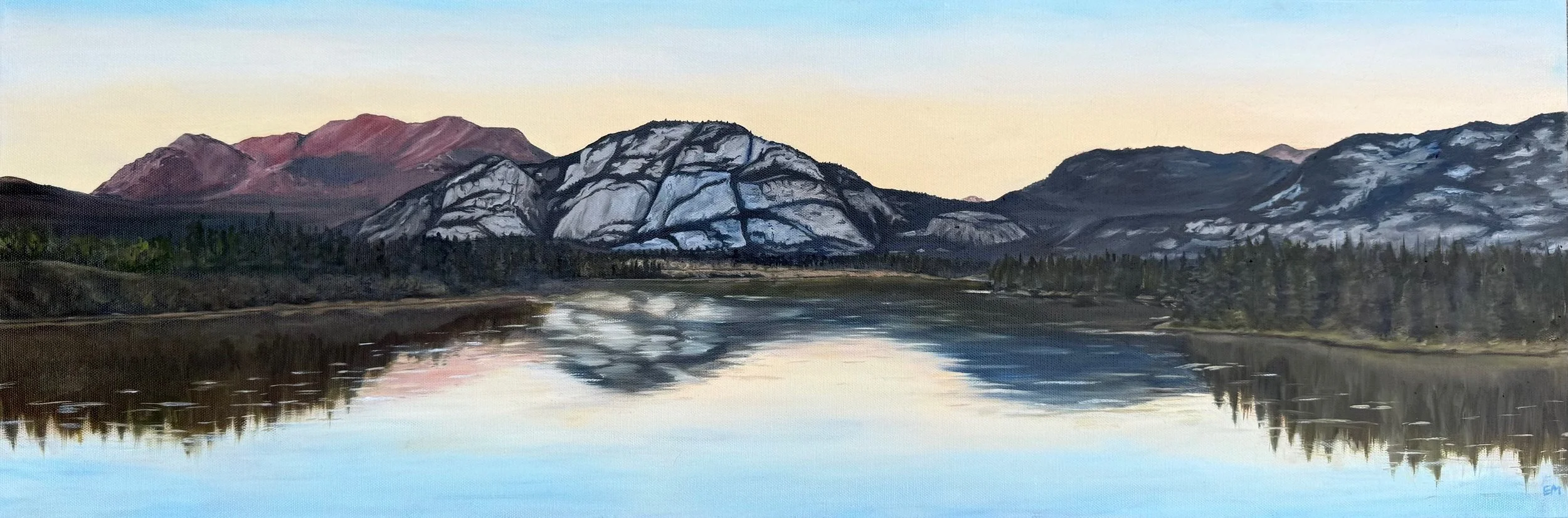 Sunset on the Yukon
