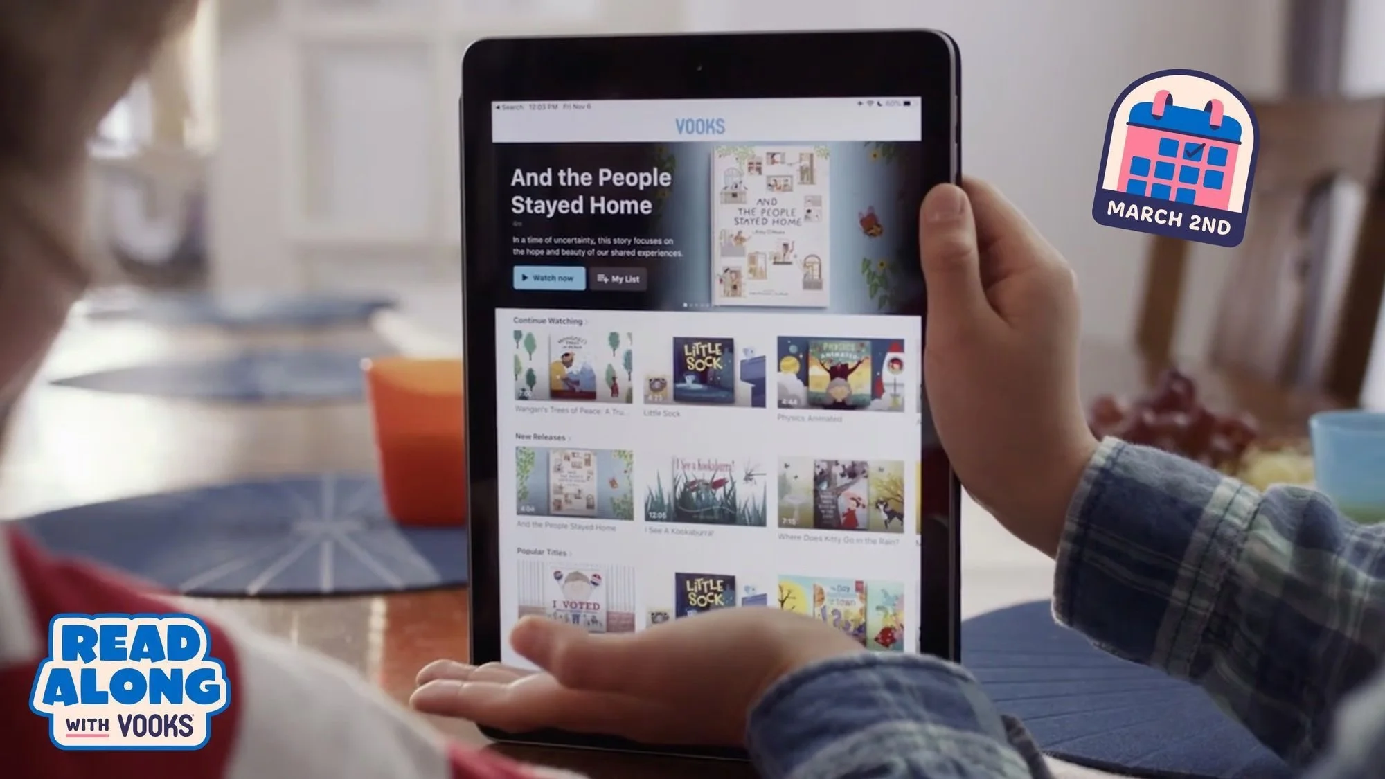 Screen from Read Along announcement video