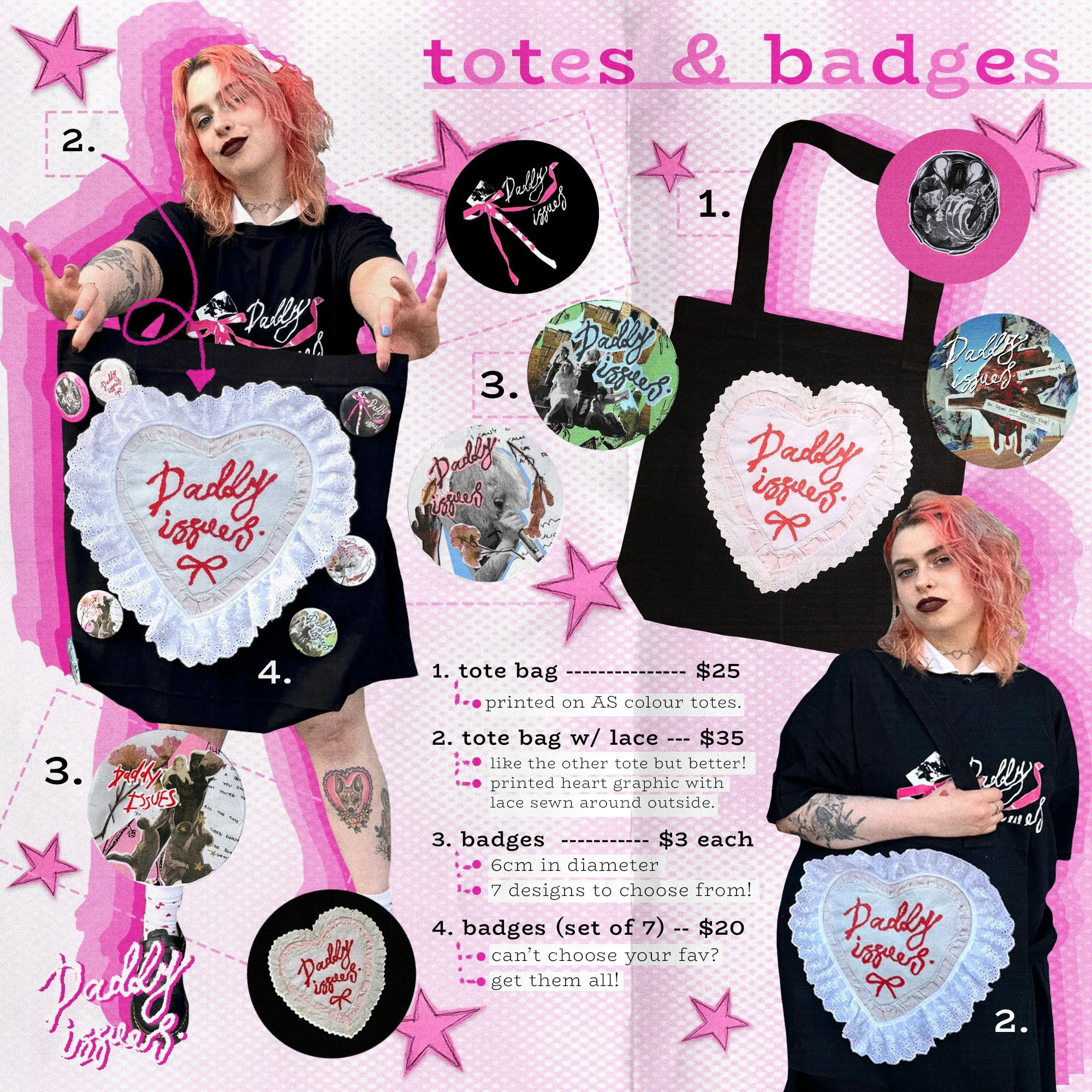 daddy merch totes and badges.jpg