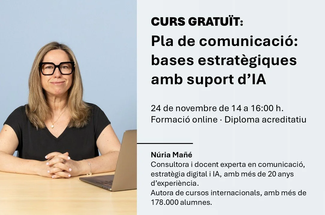 Pla de comunicació: bases estratègiques amb suport d’IA