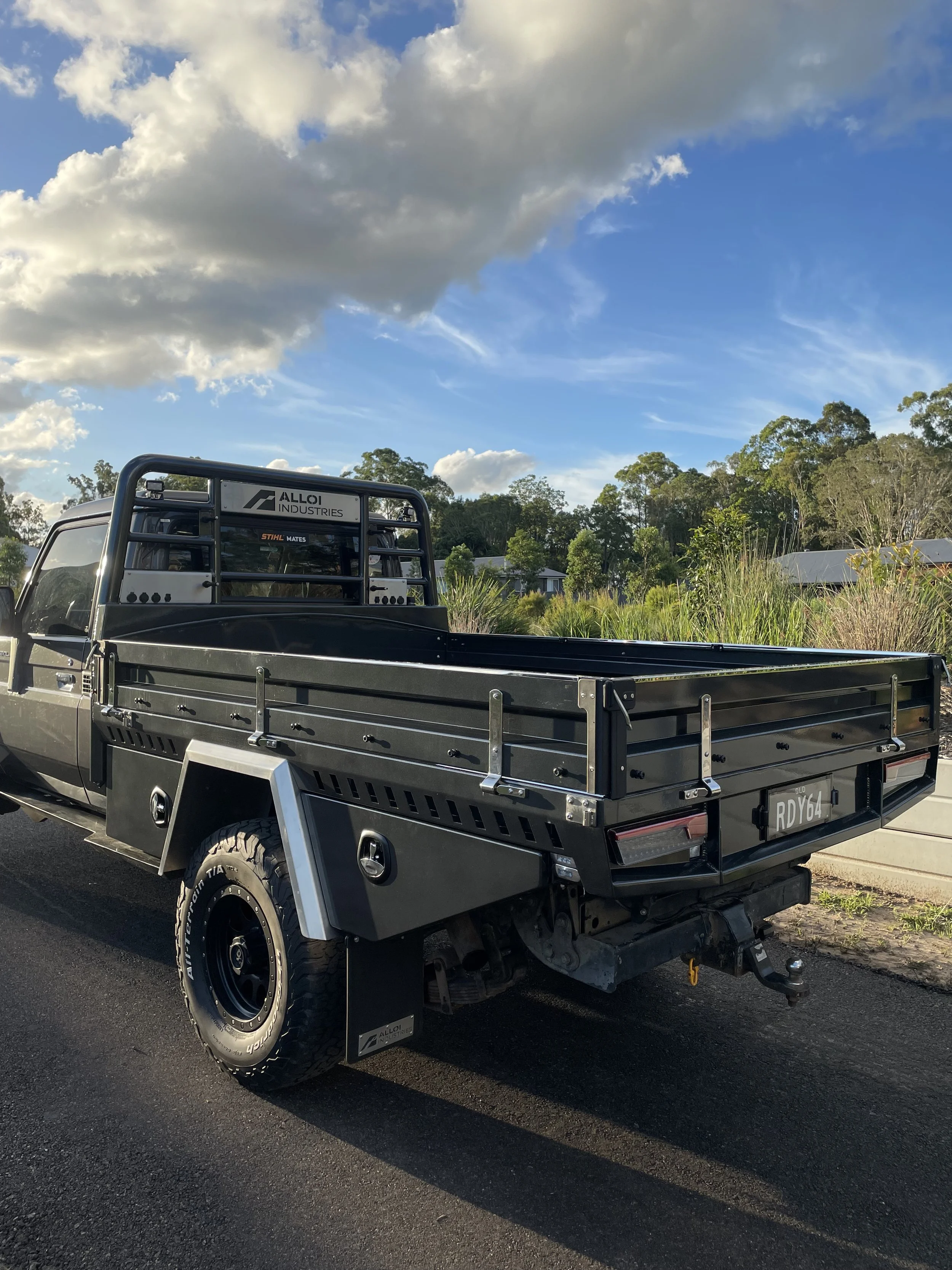 79 series landcruiser aluminium ute tray