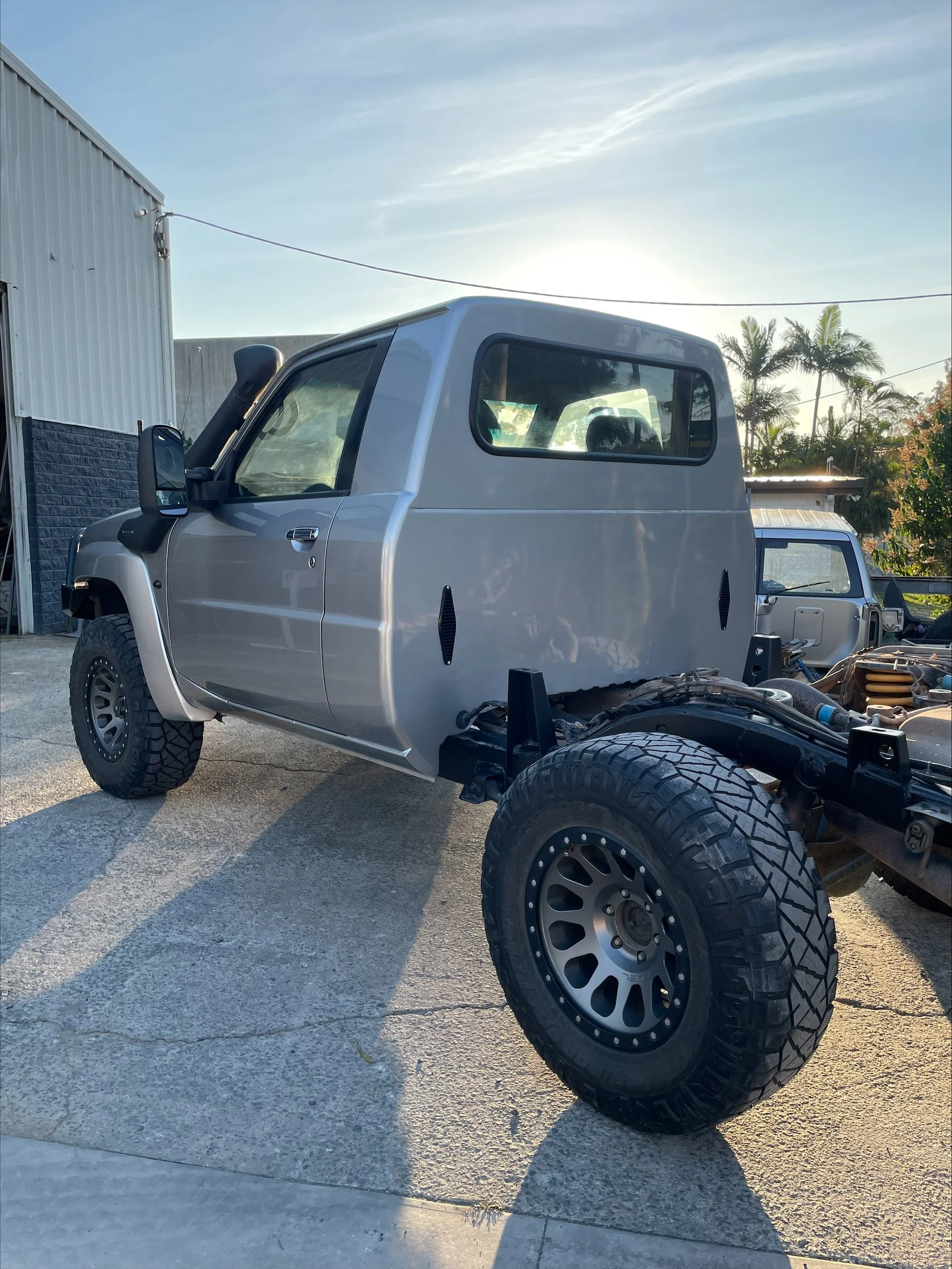 GU Patrol ute chop/conversion from wagon to space cab