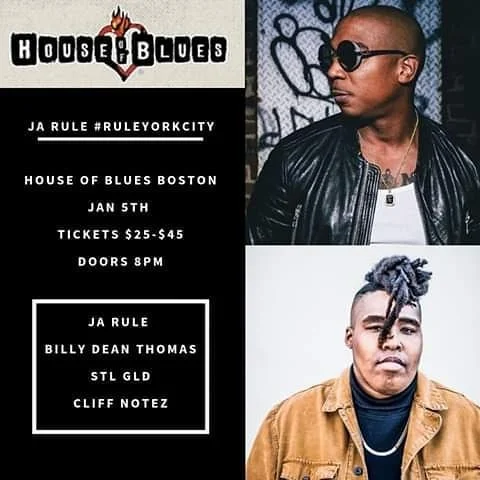 Tomorrow I have the pleasure of going back to the House of Blues to play with Billy Dean Thomas opening for Ja Rule at 8:30 pm.  Also I'm gonna be on bass