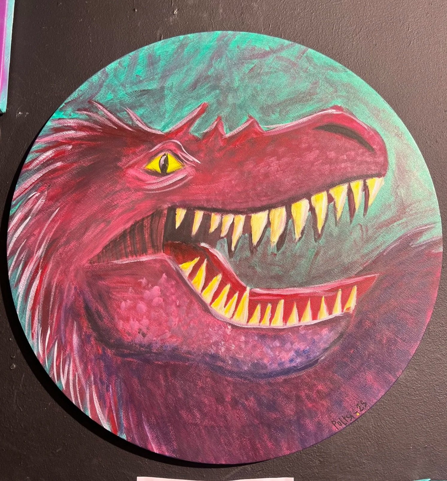 Gorgosaurus maalaus