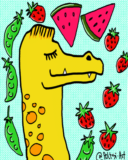 Brachiosaurus, digitaalinen piirros