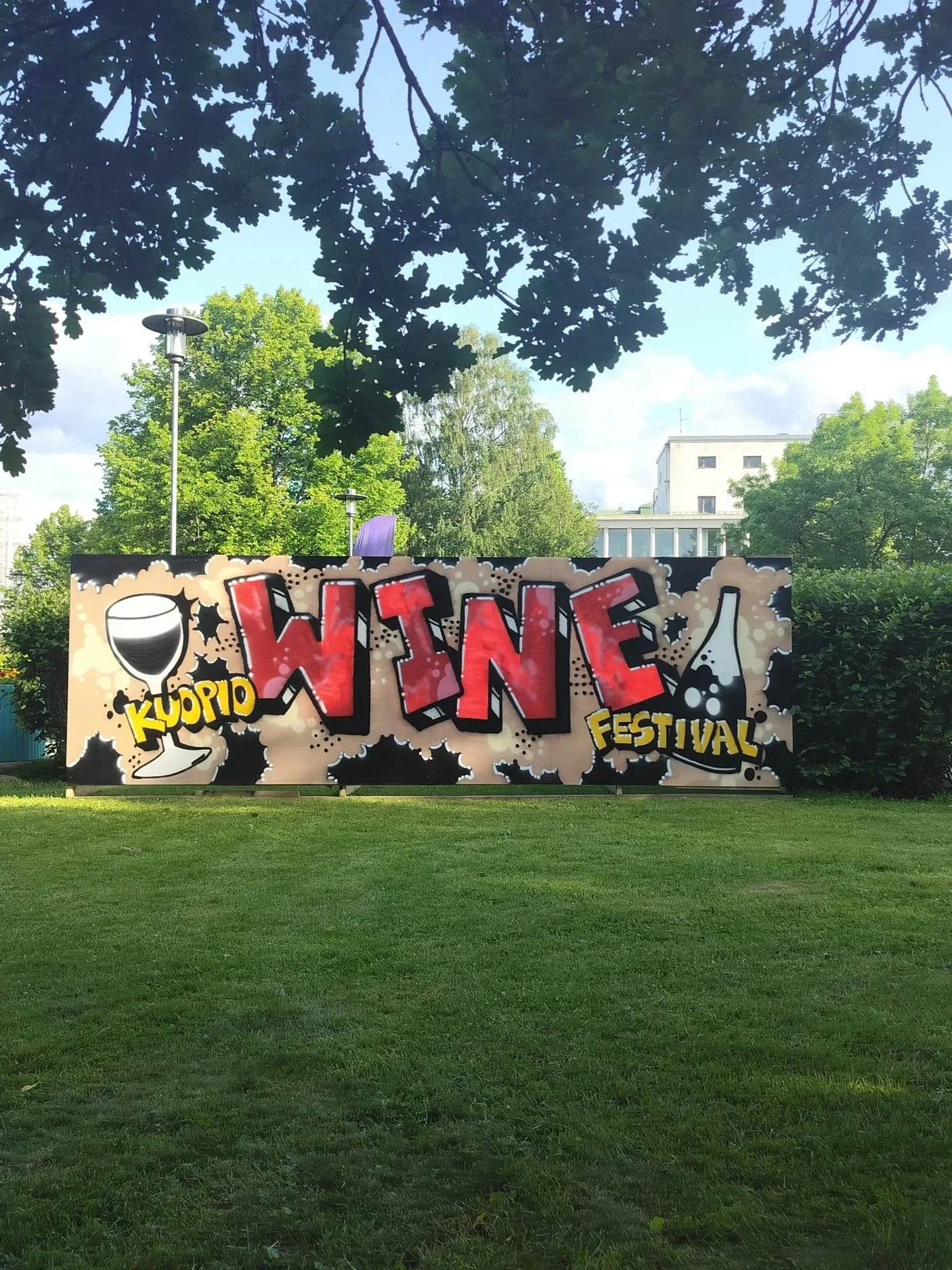 Tilaustyömaalaus Kuopio Wine Festival 2025