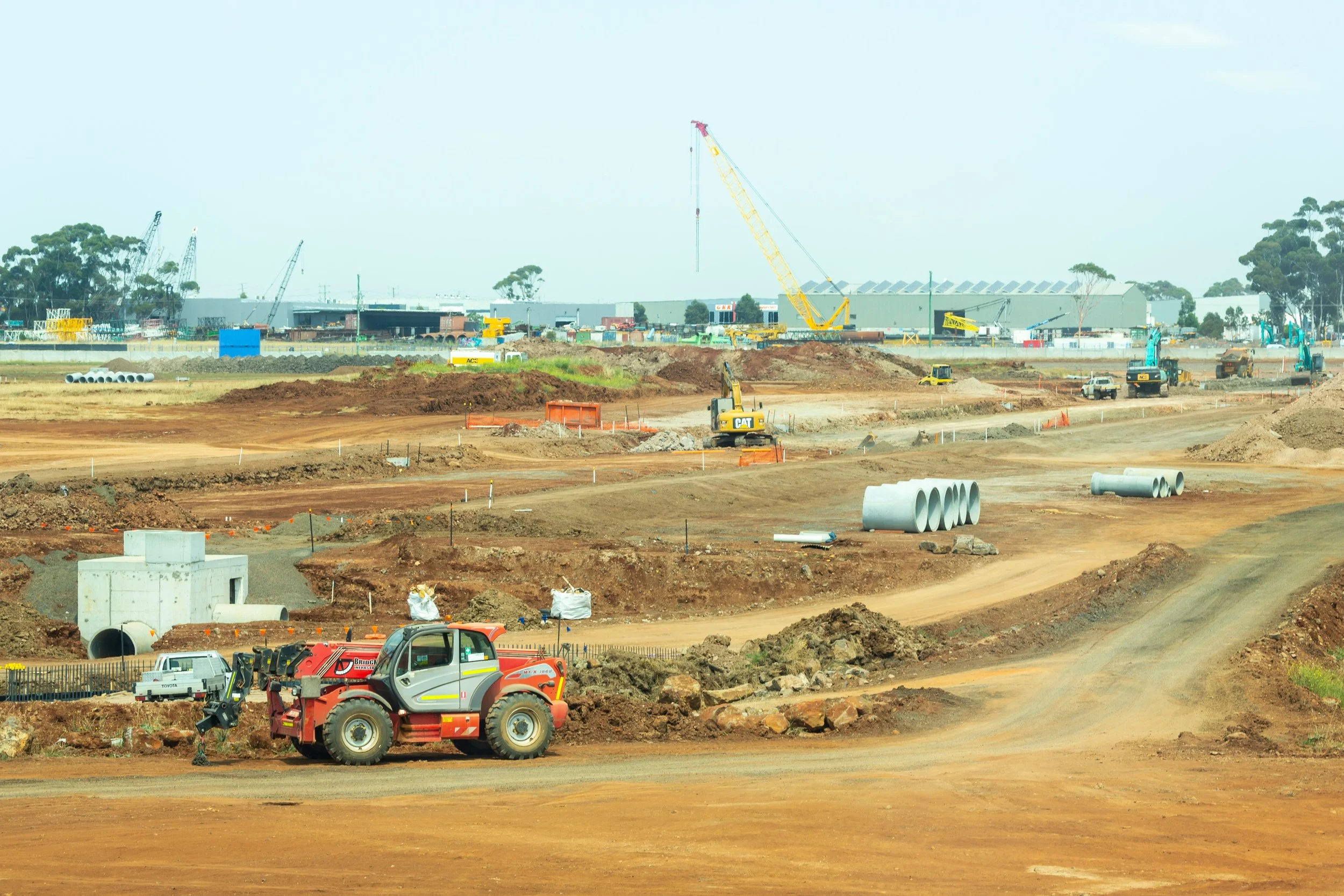 civil construction site - construction programme scheduling